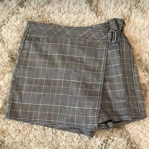 LF Plaid Belted Skort